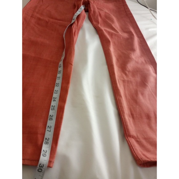 Levis 501 Jeans White Oak Cone Denim Mens Size 32 30 Red On White Fresh Hip Hop - Picture 9 of 13